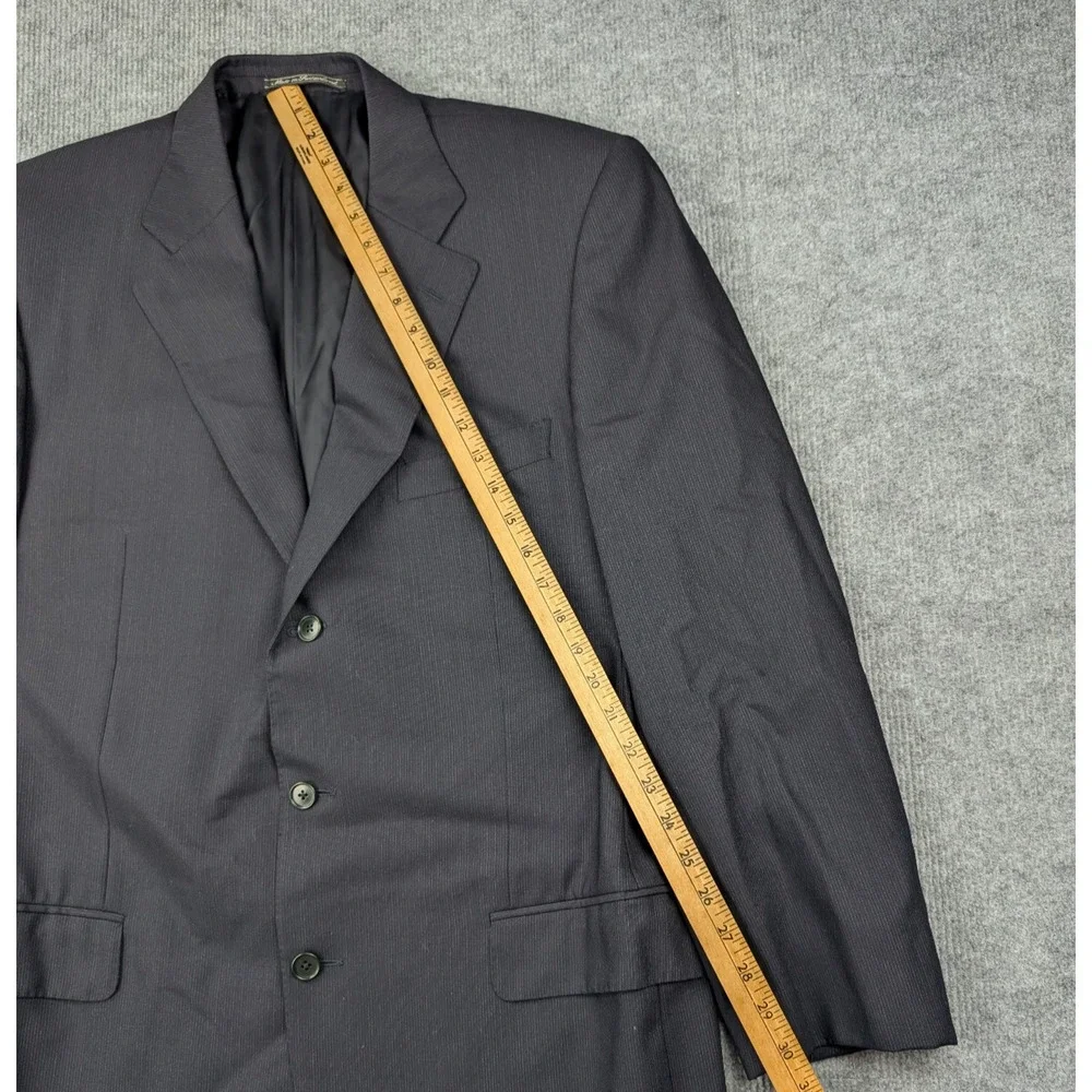 Ermenegildo Zegna Blazer Mens 52L Wool Suit Jacket Quiet Luxury Career Timeless